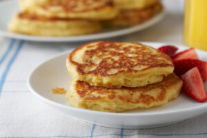 Orange Oatmeal Pancakes